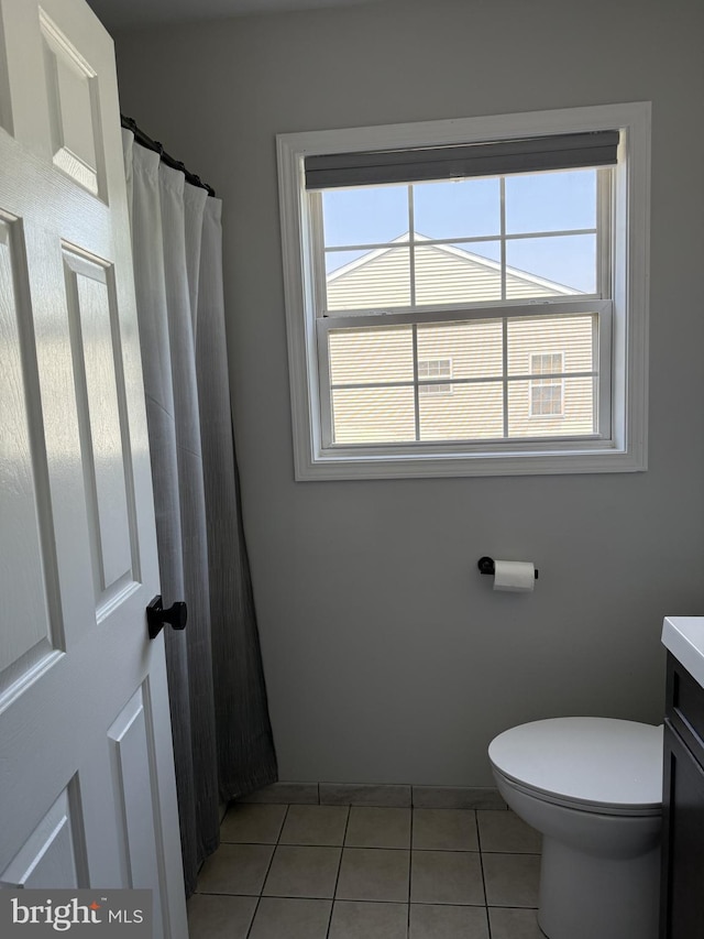 2737 Willits Rd, Philadelphia, PA 19114 - bathroom featuring vanity, tile patterned floors, and healthy amount of natural light