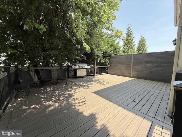 2737 Willits Rd, Philadelphia, PA 19114 - wooden terrace featuring area for grilling