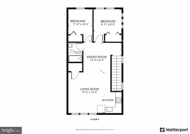 211 Webster St NE, Washington, DC 20011 - view of property floor plan