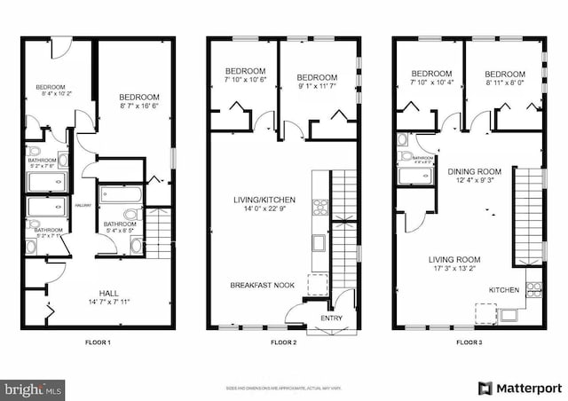 211 Webster St NE, Washington, DC 20011 - view of property floor plan