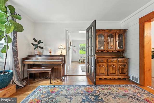 1900 Philadelphia Pike, Claymont, DE 19703 - foyer with ornamental molding, wood finished floors, and wooden walls