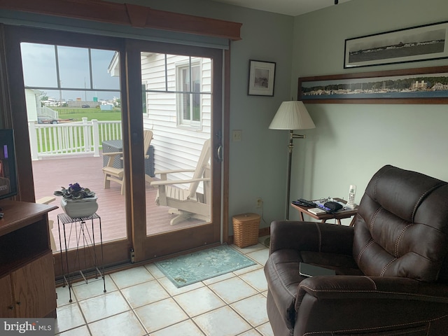 21055 Bayside Ave, Rock Hall, MD 21661 - doorway featuring plenty of natural light and light tile patterned floors