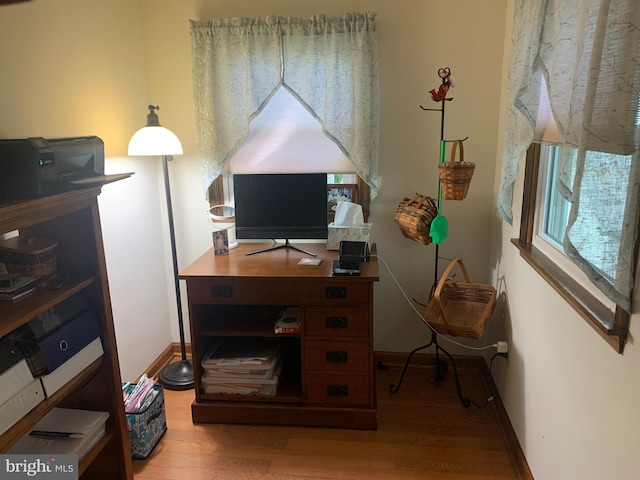 21055 Bayside Ave, Rock Hall, MD 21661 - office featuring light wood-style flooring