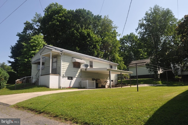 732 Blasser St, Millersburg, PA 17061 - view of home's exterior featuring a yard