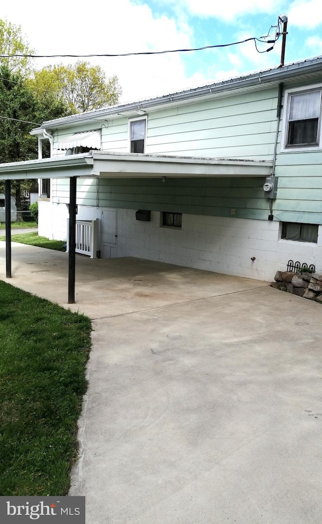 732 Blasser St, Millersburg, PA 17061 - view of home's exterior featuring a carport and concrete driveway