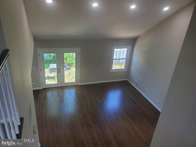 57 Turnberry Cir, Toms River, NJ 08753 - unfurnished room featuring plenty of natural light, recessed lighting, and dark wood-type flooring
