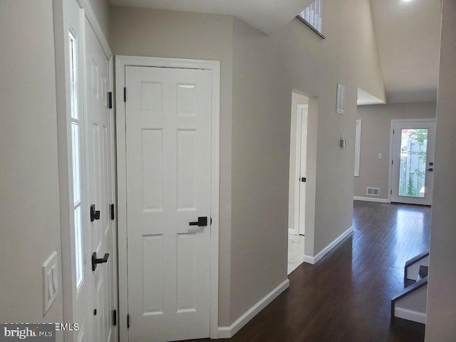 57 Turnberry Cir, Toms River, NJ 08753 - hall featuring baseboards and wood finished floors