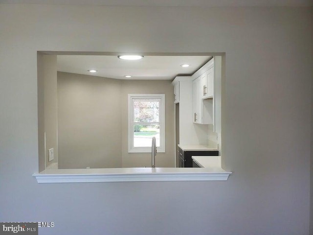 57 Turnberry Cir, Toms River, NJ 08753 - kitchen featuring light countertops, recessed lighting, and white cabinets