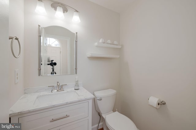 6110 Joust Ln, Alexandria, VA 22315 - bathroom featuring toilet and vanity