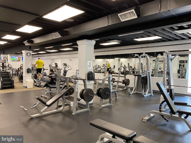 6110 Joust Ln, Alexandria, VA 22315 - view of workout area