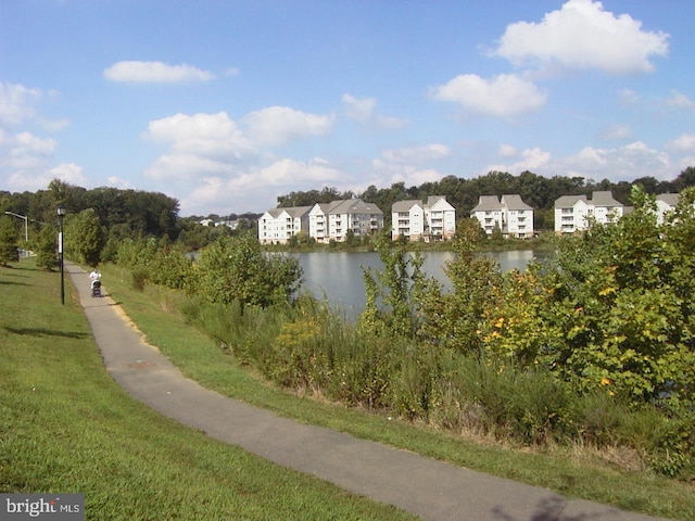 6110 Joust Ln, Alexandria, VA 22315 - view of property's community with a residential view and a water view