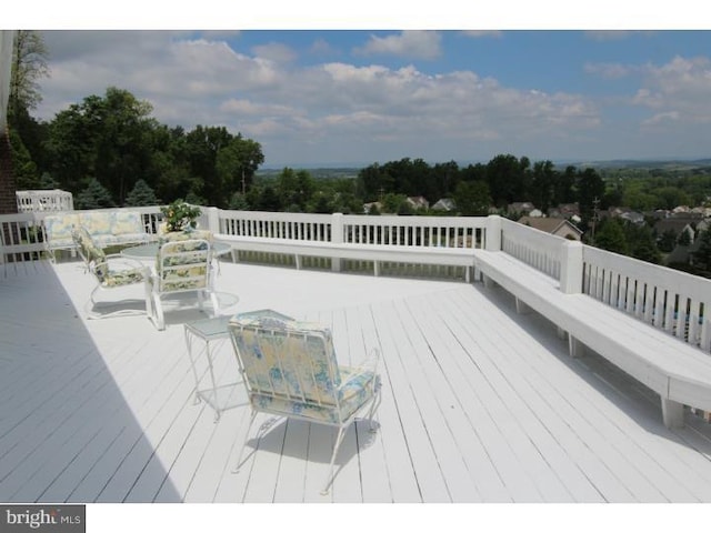 540 Hain Rd, Sinking Spring, PA 19608 - wooden terrace featuring outdoor dining area