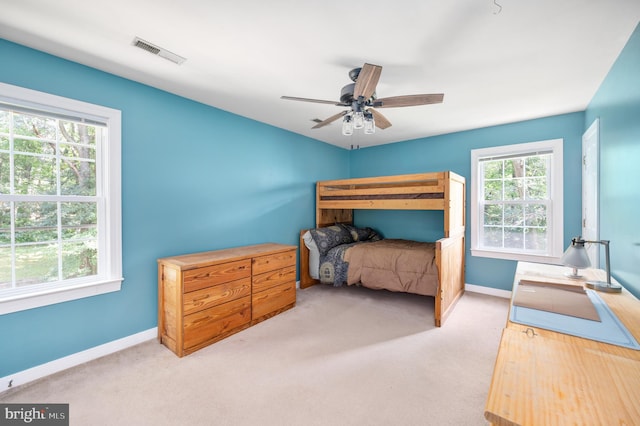 15 Tally Ho Dr, Fredericksburg, VA 22405 - carpeted bedroom featuring baseboards and a ceiling fan