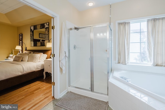 56 Willow Grove Mill Dr, Middletown, DE 19709 - full bath with a stall shower, a bath, and vanity