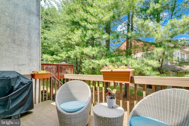 21 Viburnum Ct, Lafayette Hill, PA 19444 - wooden deck featuring area for grilling