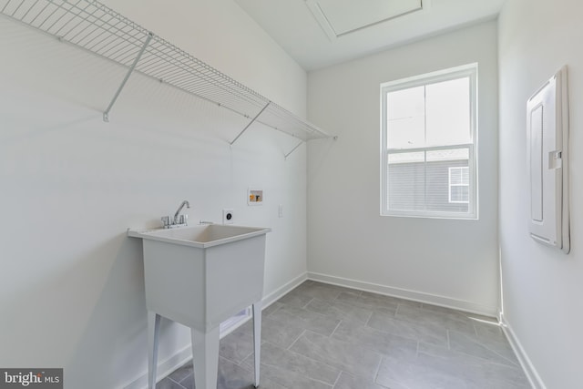 168 Tall Oak Dr, Felton, DE 19943 - washroom with hookup for a washing machine and electric dryer hookup