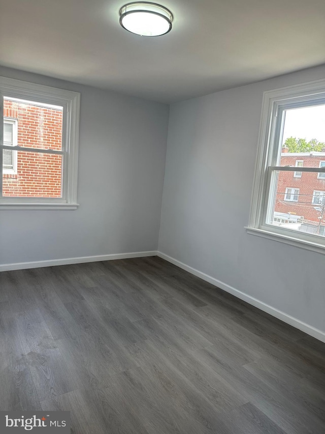 1333 Friendship St, Philadelphia, PA 19111 - unfurnished room with dark wood-style flooring and baseboards
