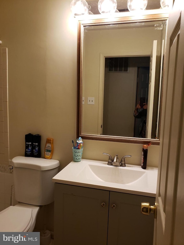 15021 Mcknew Rd, Burtonsville, MD 20866 - bathroom with vanity and toilet