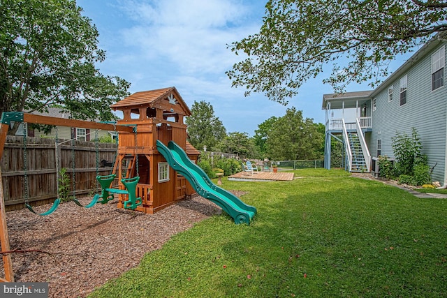 75 Westminster Dr, Front Royal, VA 22630 - view of play area with a fenced backyard