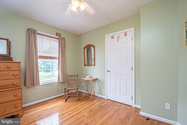 75 Westminster Dr, Front Royal, VA 22630 - living area featuring light wood-style flooring and ceiling fan