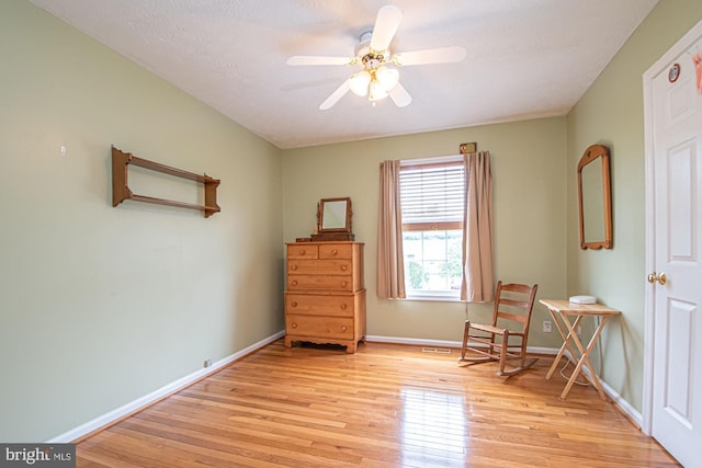 75 Westminster Dr, Front Royal, VA 22630 - living area with light wood-style flooring and ceiling fan