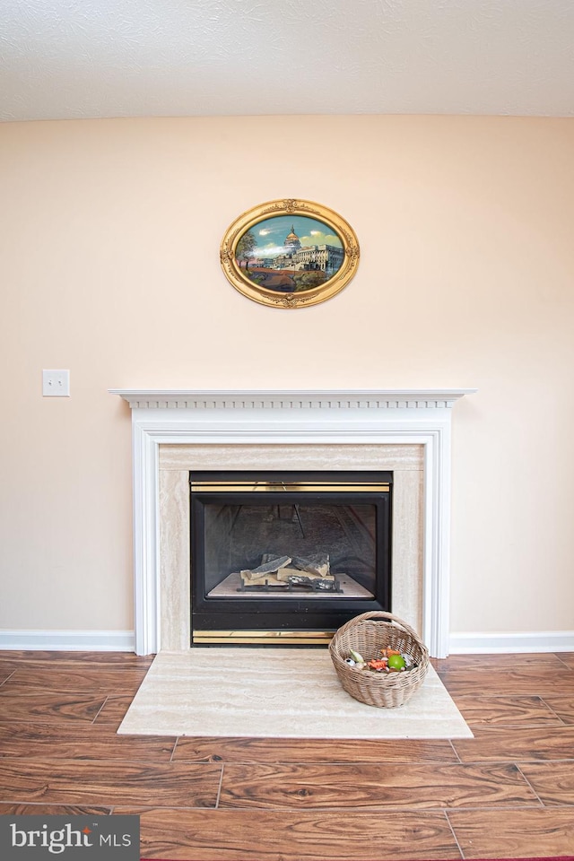 75 Westminster Dr, Front Royal, VA 22630 - detailed view of wood finished floors and a fireplace