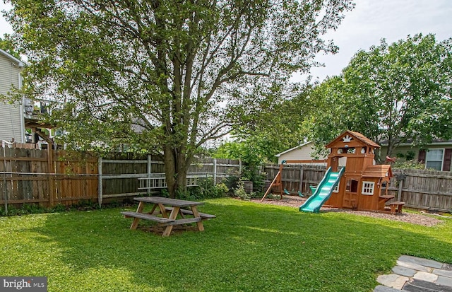75 Westminster Dr, Front Royal, VA 22630 - fenced backyard with a playground