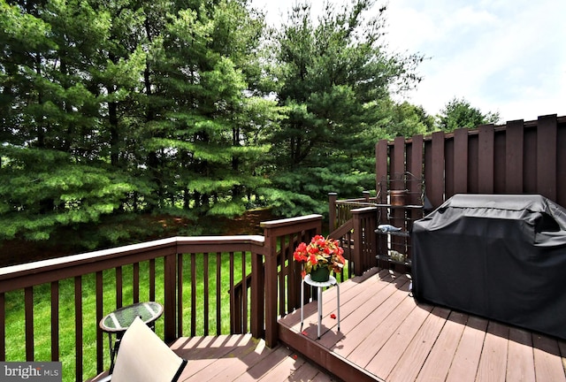 1015 Greenes Way Cir, Collegeville, PA 19426 - deck featuring a lawn and a grill