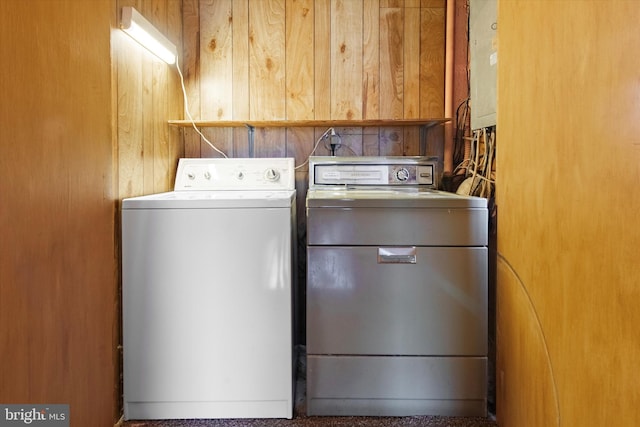 301 W Marshall St, West Chester, PA 19380 - laundry area with independent washer and dryer and electric panel