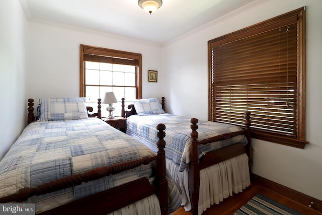 320 Hartswick Ave, State College, PA 16803 - bedroom featuring wood finished floors and ornamental molding