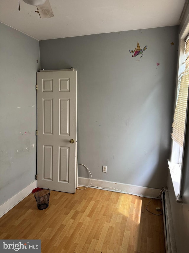 221 Buchanan Ave, Hamilton, NJ 08610 - spare room featuring light wood-type flooring and baseboard heating