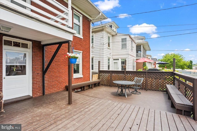 708 Maryland Ave, York, PA 17404 - view of wooden deck