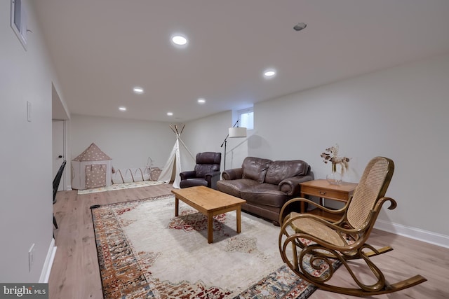 1228 Hunsicker Rd, Lancaster, PA 17601 - living area with light wood finished floors and recessed lighting