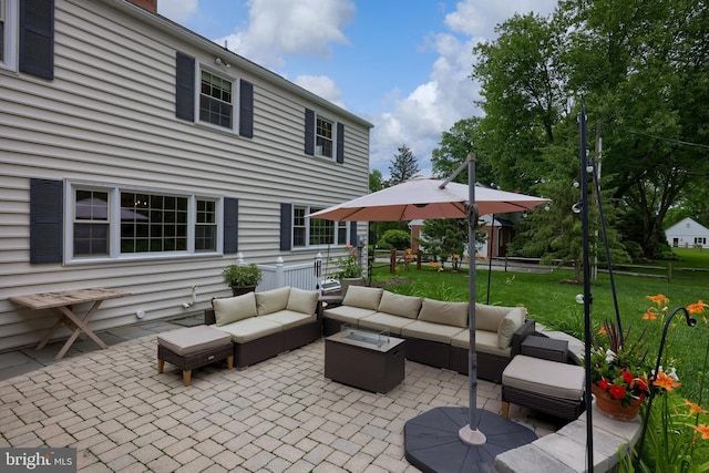 1228 Hunsicker Rd, Lancaster, PA 17601 - view of patio with an outdoor living space
