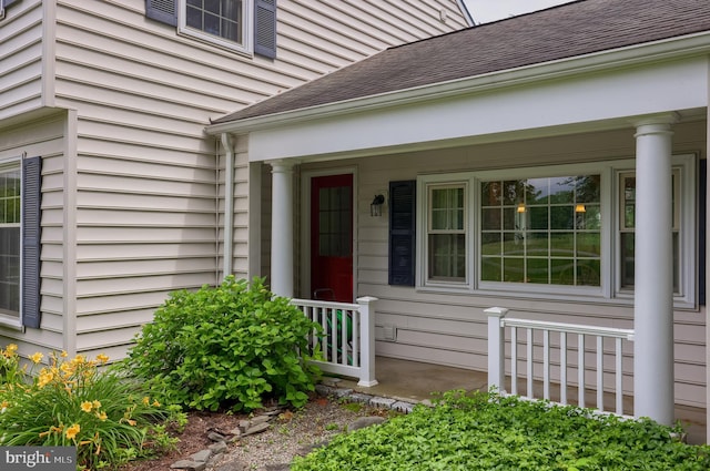 1228 Hunsicker Rd, Lancaster, PA 17601 - property entrance featuring a shingled roof