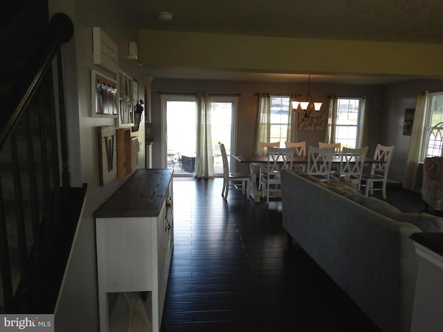 11 Rolling Ridge Dr, Milton, PA 17847 - living room with healthy amount of natural light and dark wood-style floors