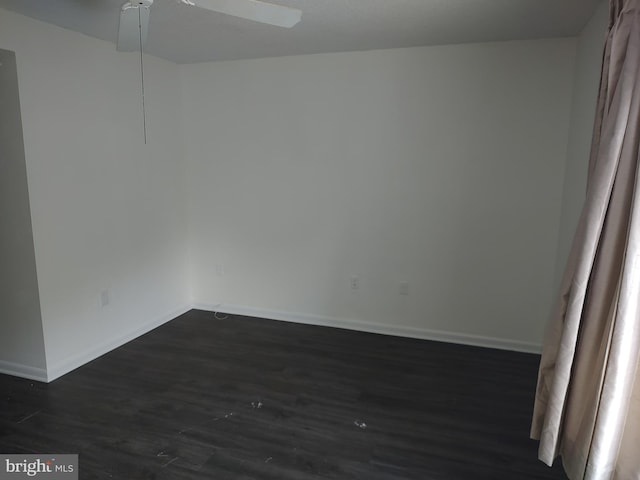228 Canal Park Dr Unit G-208, Salisbury, MD 21804 - unfurnished room featuring dark wood finished floors and ceiling fan