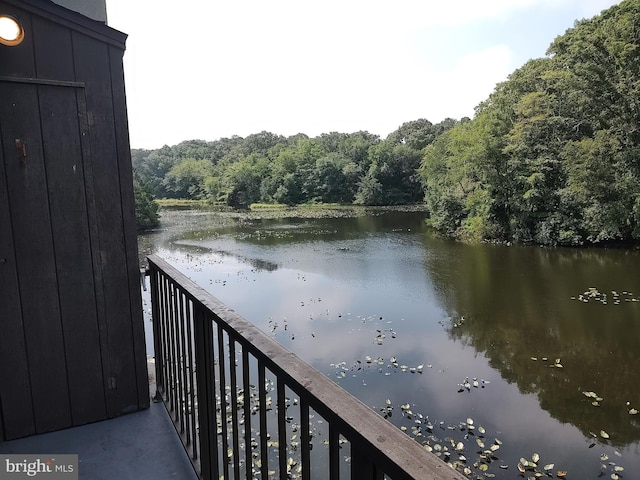 228 Canal Park Dr Unit G-208, Salisbury, MD 21804 - balcony with a water view and a forest view