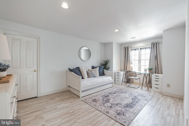 10513 Democracy Ln, Potomac, MD 20854 - bedroom featuring light wood-style floors and recessed lighting