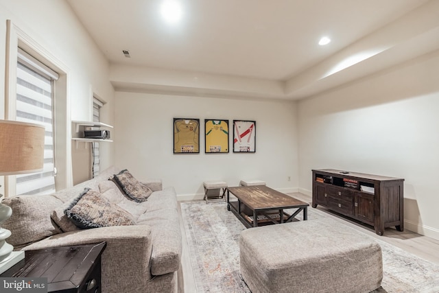 10513 Democracy Ln, Potomac, MD 20854 - living room with wood finished floors and recessed lighting