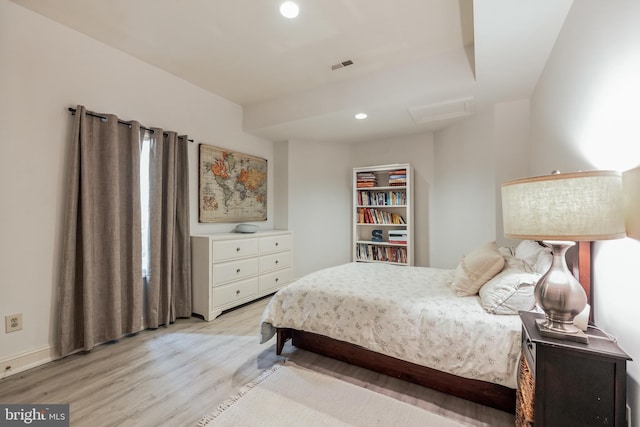 10513 Democracy Ln, Potomac, MD 20854 - bedroom featuring light wood-type flooring and recessed lighting