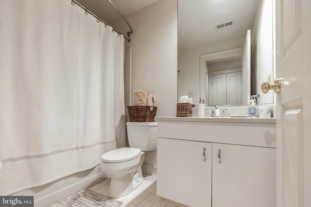 10513 Democracy Ln, Potomac, MD 20854 - bathroom featuring tile patterned flooring, vanity, and shower / bath combo
