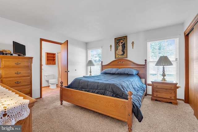 414 Riverview Rd, Forked River, NJ 08731 - bedroom with carpet floors and ensuite bathroom