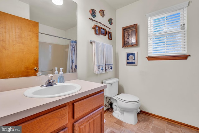 414 Riverview Rd, Forked River, NJ 08731 - bathroom with vanity and a shower with curtain