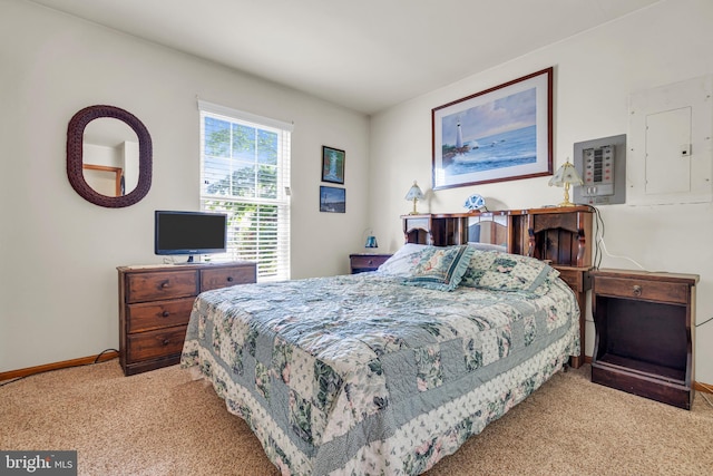 414 Riverview Rd, Forked River, NJ 08731 - carpeted bedroom with electric panel
