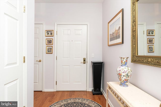 1221 Colt Cir Unit Q, Lawrenceville, NJ 08648 - foyer with wood finished floors and baseboards