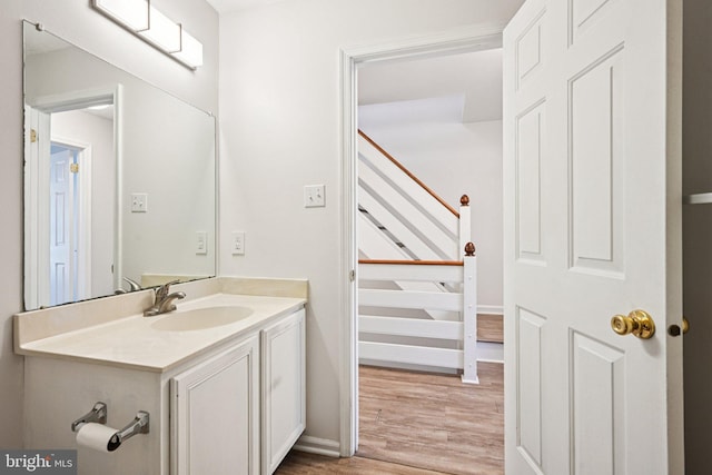 450 Hartford Sq Unit 7, West Chester, PA 19380 - bathroom featuring wood finished floors and vanity