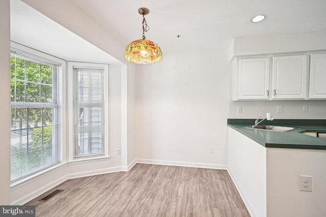 450 Hartford Sq Unit 7, West Chester, PA 19380 - unfurnished dining area with light wood finished floors and recessed lighting