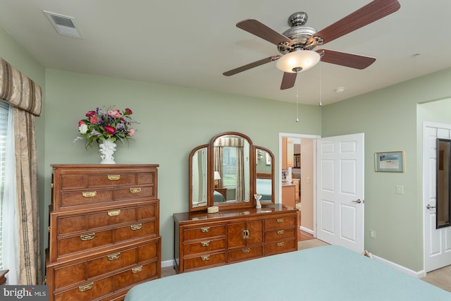 637 Wallingford Rd Unit 202, Bel Air, MD 21014 - bedroom with light carpet and a ceiling fan