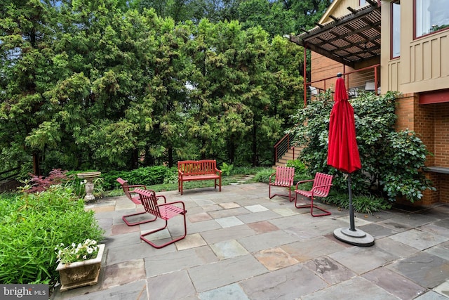 2714 Quebec St NW, Washington, DC 20008 - view of patio featuring view of scattered trees